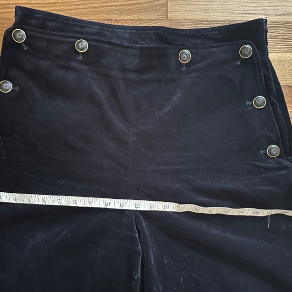 Sezane Clayton Trousers Black Velvet - Size 12 - Picture 13 of 16